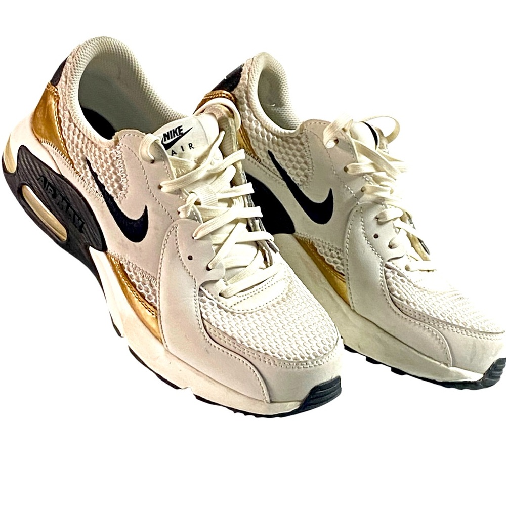 Nike Women's Air Max Excee, Phantom/Metallic Gold/Sail/Black Size 8